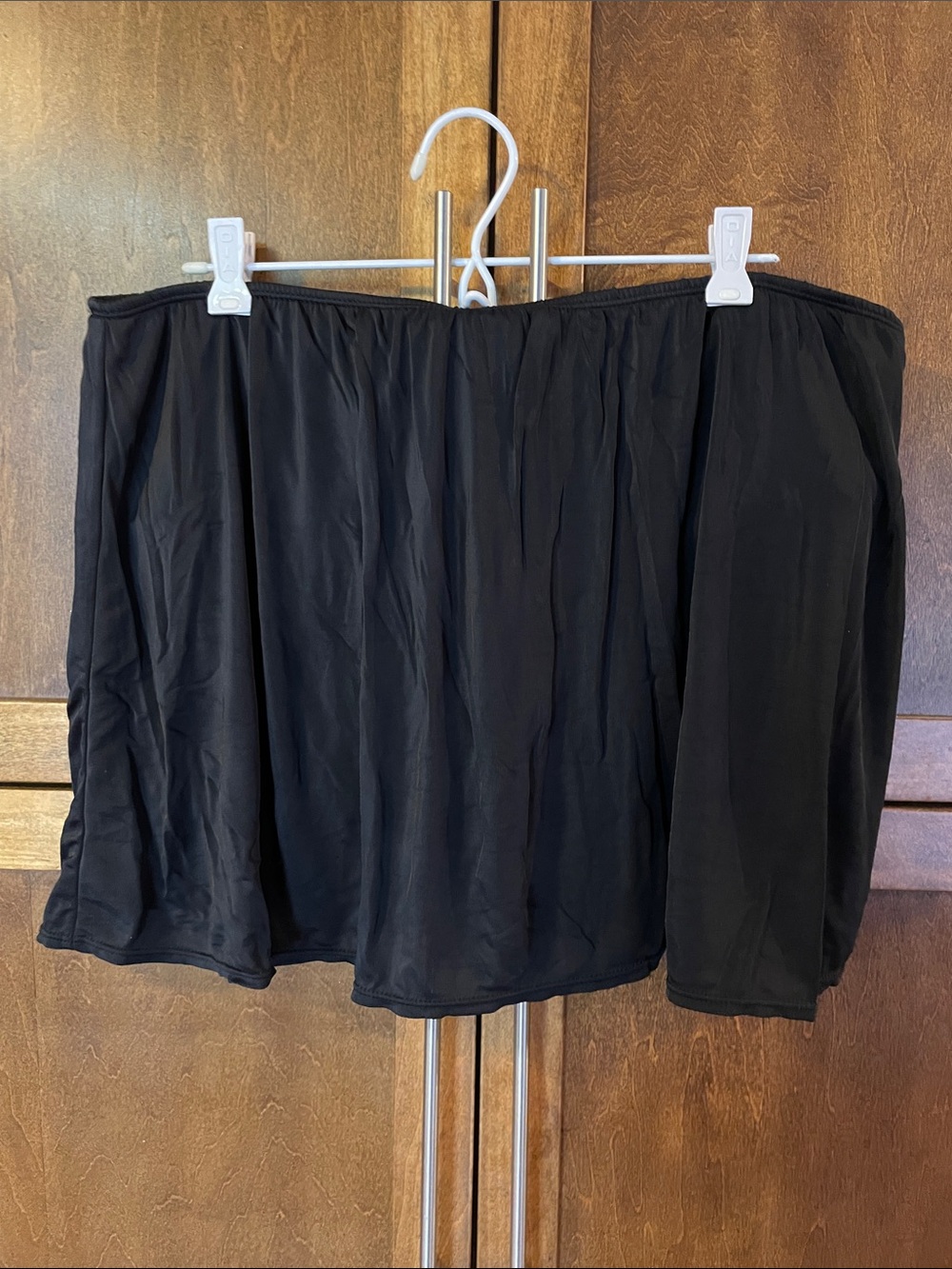 Jaclyn Smith Black Swim Skirt